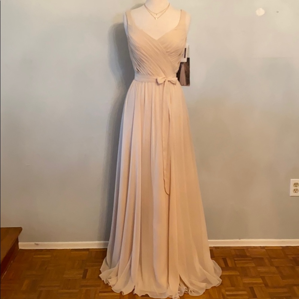 Mori Lee, Size 14, Champagne, $194